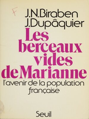cover image of Les Berceaux vides de Marianne